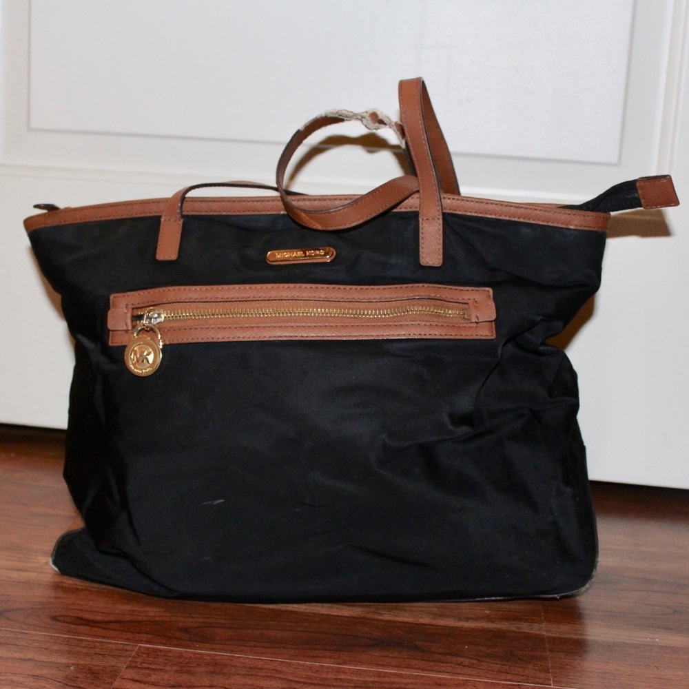 Michael Kors brown shoulder tote